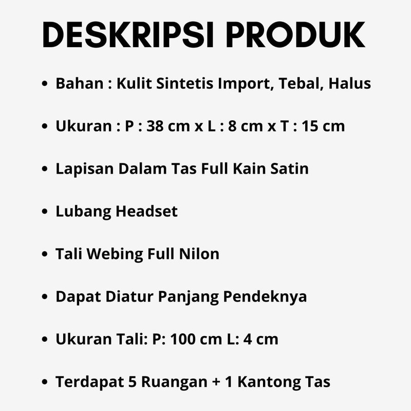 deskripsi produk tas