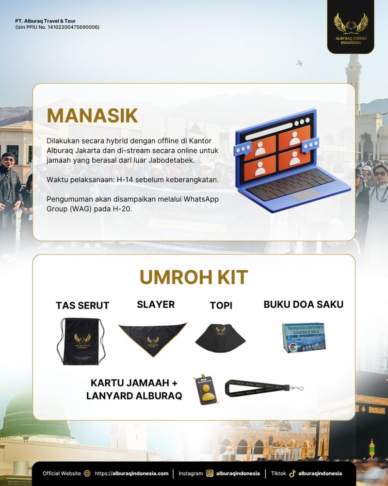 Umroh 12d - 17 Desember 2025 - start jakarta