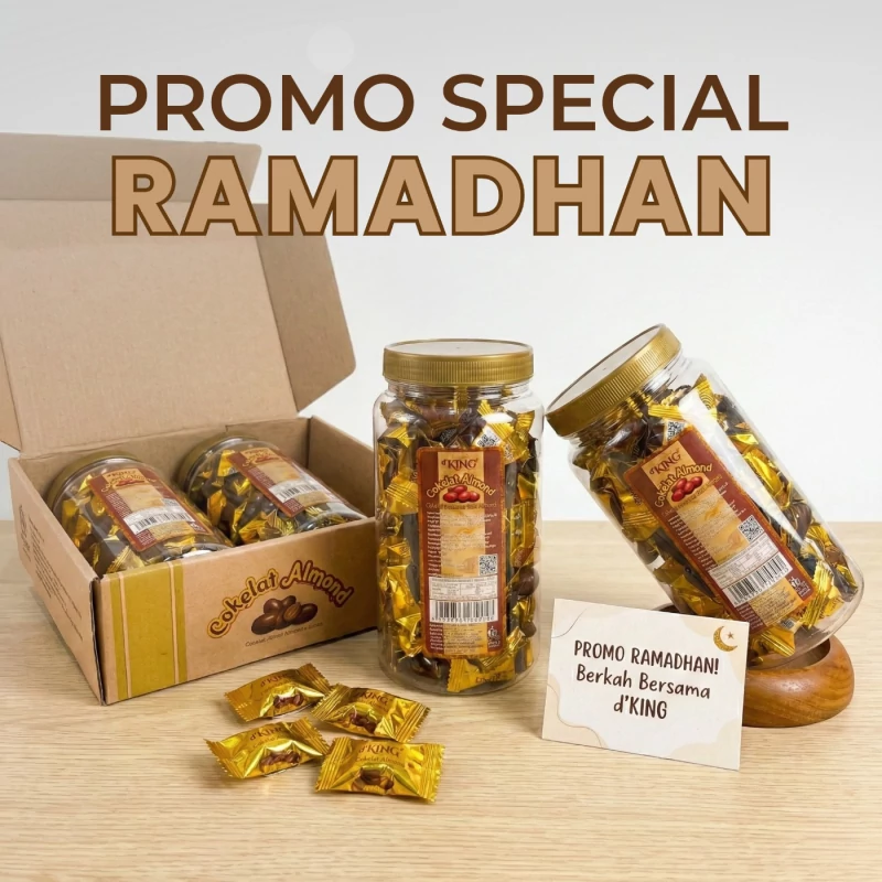 d'King Cokelat Almond