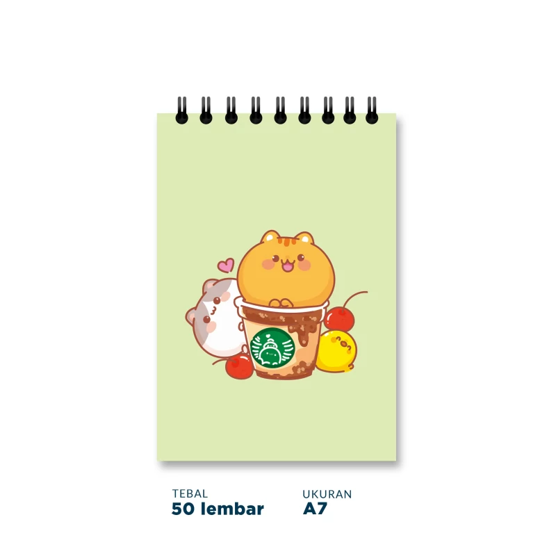 Blocknote Cup Cat - A7