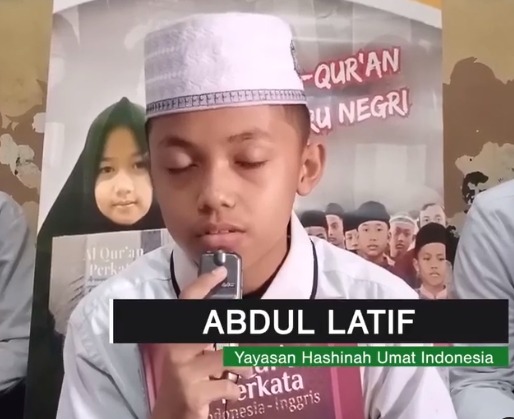 Ucapan terima kasih oleh Abdul Latif kepada Donatur - Donatur yang telah Berwakaf Al-Qur'an di Program Wakaf Al - Qur'an Yayasan Hashinah Umat Indonesia🙏☺️

Terimakasih para Donatur yang sudah mempercayakan Yayasan Hashinah Umat Indonesia ☺️🙏