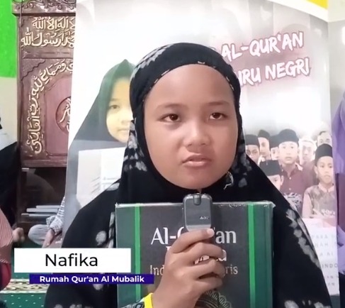 Ucapan terima kasih oleh Nafika dari Rumah Qur'an @majelis_almuballigh Makassar kepada Donatur - Donatur yang telah Berwakaf Al - Qur'an di Program Wakaf Al - Qur'an Yayasan Hashinah Umat Indonesia🙏☺️

Terimakasih para Donatur Bapak Kiswondo, dan Ibu Nariyah Suparno, yang sudah mempercayakan Yayasan Hashinah Umat Indonesia. Semoga Allah memberikan umur yang berkah serta rezeki yang melimpah. Aamiin Yaa Rabbal 'Aalamiin..🤲🤲