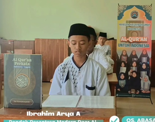 Terima kasih oleh Ibrahim Arya dari Pondok Pesantren @madaralfaradis kepada Donatur-Donatur yang telah Berwakaf Al-Qur'an di Program Wakaf Al-Qur'an Yayasan Hashinah Umat Indonesia.🙏☺️

Terimakasih para Donatur Bapak Supriadi, Bapak Rohimin, dan Ibu Irza Marshada Yeni, yang sudah mempercayakan Yayasan Hashinah Umat Indonesia. Semoga Allah SWT mengabulkan semua hajatnya dan dilimpahkan keberkahan.. Aamiin yaa Robbal'aalamiin.☺️🙏