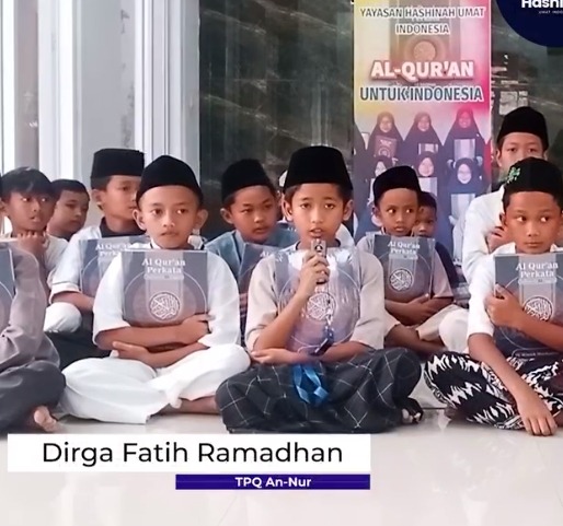 Ucapan terima kasih dari Dirga Fatih Kepada Donatur - Donatur yang telah Berwakaf Al - Qur'an di Program Wakaf Al - Qur'an Yayasan Hashinah Umat Indonesia.🙏☺️

Terimakasih para Donatur yang sudah mempercayakan Yayasan Hashinah Umat Indonesia. ☺️🙏