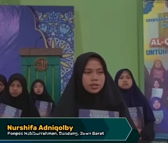 Ucapan terima kasih dari Nurshifa Kepada Donatur - Donatur yang telah Berwakaf Al - Qur'an di Program Wakaf Al - Qur'an Yayasan Hashinah Umat Indonesia.🙏☺️

Terimakasih para Donatur yang sudah mempercayakan Yayasan Hashinah Umat Indonesia. ☺️🙏