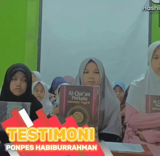 Ucapan terima kasih dari Zahira Fitria Kepada Donatur - Donatur yang telah Berwakaf Al - Qur'an di Program Wakaf Al - Qur'an Yayasan Hashinah Umat Indonesia.🙏☺️

Terimakasih para Donatur yang sudah mempercayakan Yayasan Hashinah Umat Indonesia. ☺️🙏