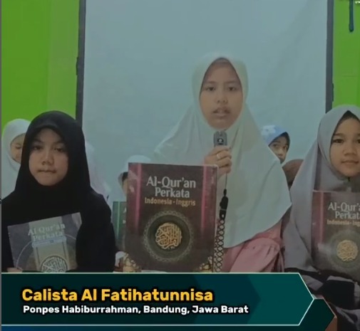 Ucapan terima kasih dari Calista kepada Donatur - Donatur yang telah Berwakaf Al - Qur'an di Program Wakaf Al - Qur'an Yayasan Hashinah Umat Indonesia🙏☺️

Terimakasih para Donatur yang sudah mempercayakan Yayasan Hashinah Umat Indonesia ☺️🙏