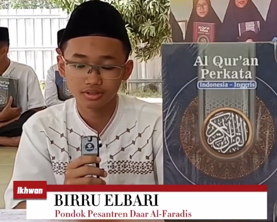 Terima kasih oleh Biru Elbarri kepada Donatur-Donatur yang telah Berwakaf Al-Qur'an di Program Wakaf Al-Qur'an Yayasan Hashinah Umat Indonesia.🙏☺️

Terimakasih para Donatur yang sudah mempercayakan Yayasan Hashinah Umat Indonesia. Semoga Allah SWT mengabulkan semua hajatnya dan dilimpahkan keberkahan.. Aamiin yaa Robbal'aalamiin.☺️🙏

#HashinahUmatIndonesia
#WakafAlquranKalam
#TestimoniSantri
#Alquran #donasialquran