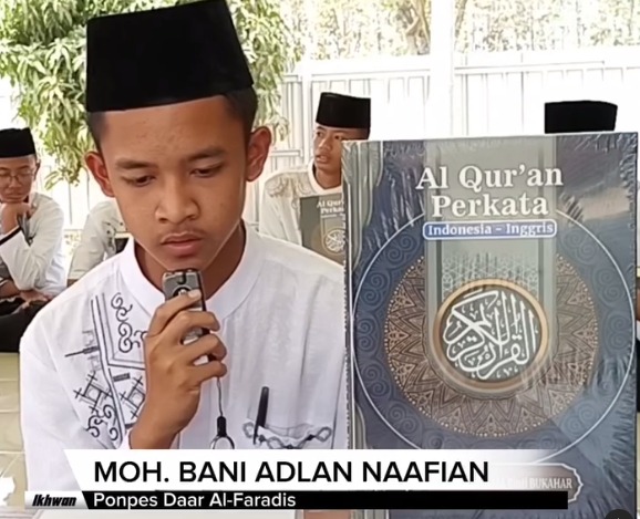 Terima kasih oleh Moh. Dani Adlan Naafian kepada Donatur-Donatur yang telah Berwakaf Al-Qur'an di Program Wakaf Al-Qur'an Yayasan Hashinah Umat Indonesia.🙏☺️

Terimakasih para Donatur yang sudah mempercayakan Yayasan Hashinah Umat Indonesia. Semoga Allah SWT mengabulkan semua hajatnya dan dilimpahkan keberkahan.. Aamiin yaa Robbal'aalamiin.☺️🙏

#HashinahUmatIndonesia
#WakafAlquranKalam
#TestimoniSantri
#Alquran #donasialquran