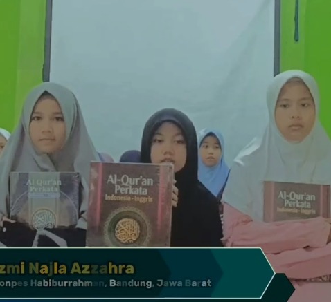 Ucapan terima kasih dari Izmi Najla kepada Donatur - Donatur yang telah Berwakaf Al - Qur'an di Program Wakaf Al - Qur'an Yayasan Hashinah Umat Indonesia🙏☺️

Terimakasih para Donatur yang sudah mempercayakan Yayasan Hashinah Umat Indonesia ☺️🙏