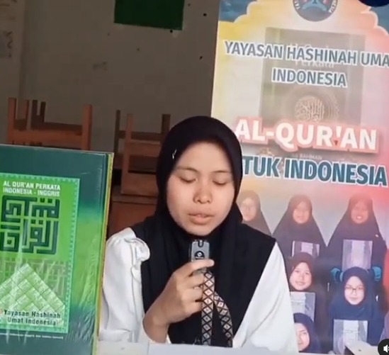 Ucapan terima kasih oleh Lira kepada Donatur - Donatur yang telah Berwakaf Al-Qur'an di Program Wakaf Al - Qur'an Yayasan Hashinah Indonesia🙏☺️

Terimakasih para Donatur yang sudah mempercayakan Yayasan Hashinah Indonesia ☺️🙏