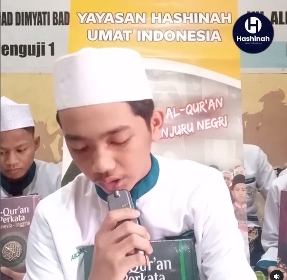 Ucapan terima kasih oleh Abdul Muhaimin kepada Donatur - Donatur yang telah Berwakaf Al-Qur'an di Program Wakaf Al - Qur'an Yayasan Hashinah Indonesia🙏☺️

Terimakasih para Donatur yang sudah mempercayakan Yayasan Hashinah Indonesia ☺️🙏