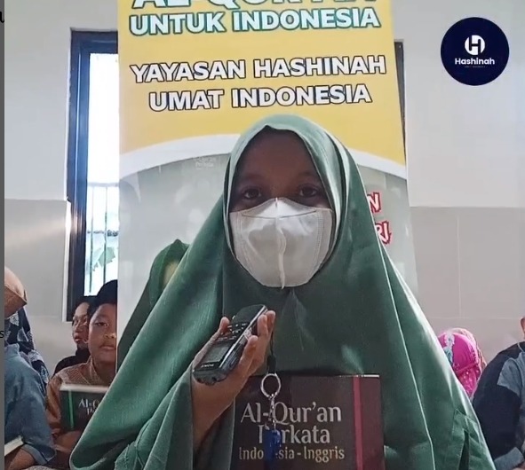 Ucapan terima kasih oleh Miftah kepada Donatur - Donatur yang telah Berwakaf
Al-Qur'an di Program Wakaf Al - Qur'an Yayasan Hashinah Indonesia🙏☺️

Terimakasih para Donatur ( NENENG NURBAITI AMIN, PUJI ASTUTI RAHAYU EFFENDI dan LIZARIANI ) yang sudah mempercayakan Yayasan Hashinah Indonesia ☺️🙏