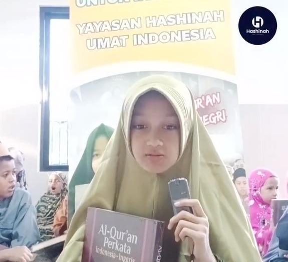 Ucapan terima kasih oleh Aira kepada Donatur - Donatur yang telah Berwakaf
Al-Qur'an di Program Wakaf Al - Qur'an Yayasan Hashinah Indonesia🙏☺️

Terimakasih para Donatur ( ANDI HAMRAN, DIAH MAYA SAFITRI dan RIKA ADRIANI ) yang sudah mempercayakan Yayasan Hashinah Indonesia ☺️🙏