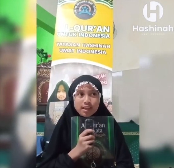 Ucapan terima kasih oleh Rere kepada Donatur - Donatur yang telah Berwakaf
Al-Qur'an di Program Wakaf Al - Qur'an Yayasan Hashinah Indonesia🙏☺️

Terimakasih para Donatur ( SITI NUR SYAMSIAH, SUPARMI dan SYAHRUL ) yang sudah mempercayakan Yayasan Hashinah Indonesia ☺️🙏