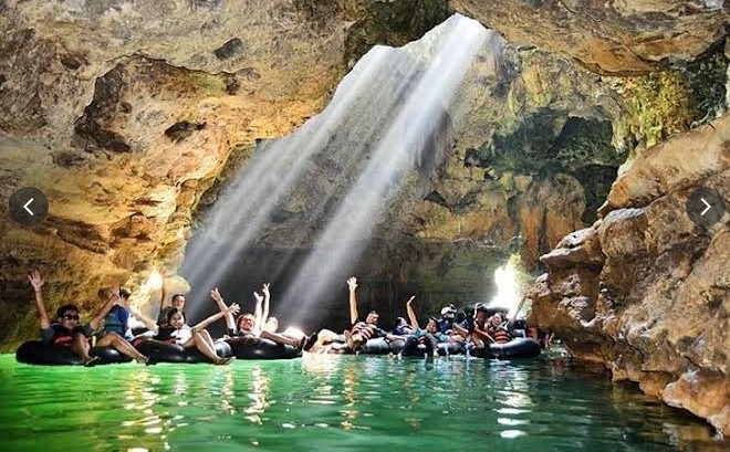 Goa Pindul, Sensai river tubing di dalam Goa