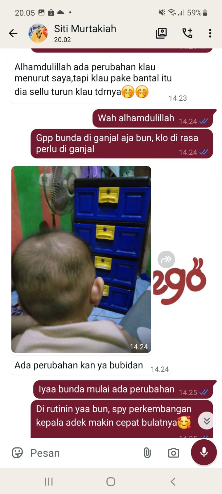 Testimoni pelanggan 1