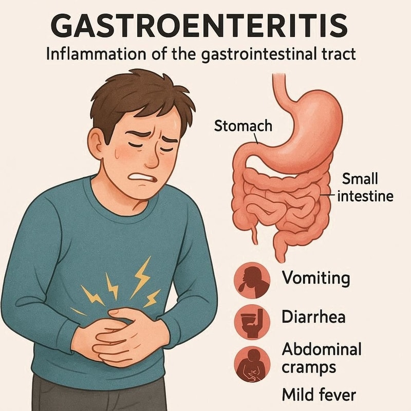 “Stomach Bug” 101: Gastroenteritis — Penyebab, Diagnosis, Pencegahan, dan Kapan Harus ke Dokte