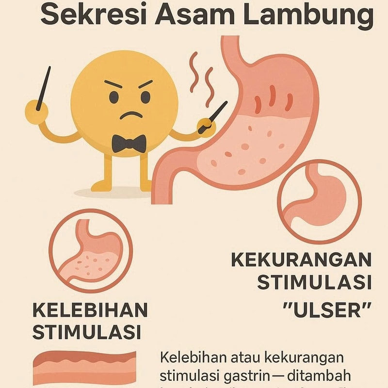 Gastrin: Hormon Kunci Lambung, Perannya pada “Maag”, dan Kapan Perlu Diperiksa