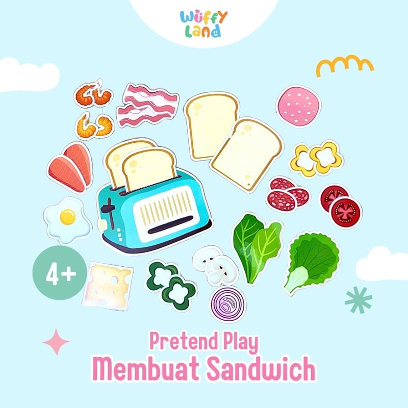 Pretend Play Membuat Sandwich