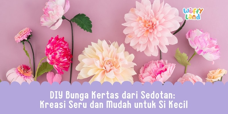 DIY Bunga Kertas dari Sedotan: Kreasi Seru dan Mudah untuk Si Kecil