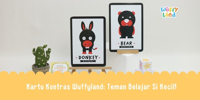 Kartu Kontras Wuffyland: Teman Belajar Si Kecil!