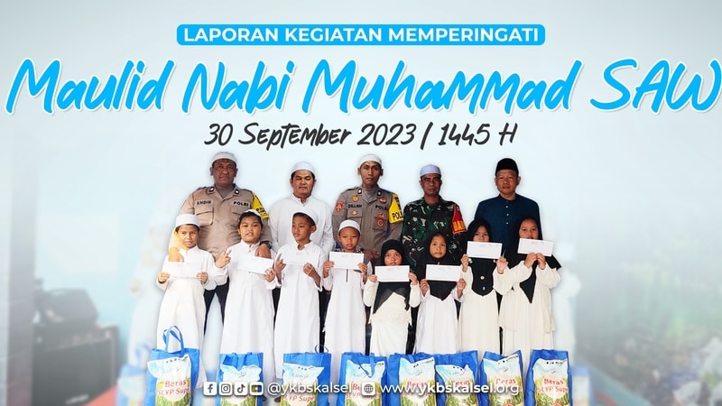 Peringatan Maulid Nabi Muhammad SAW 1445 H (Santunan Yatim & Dhuafa Serta Para Lansia) - 30 September 2023