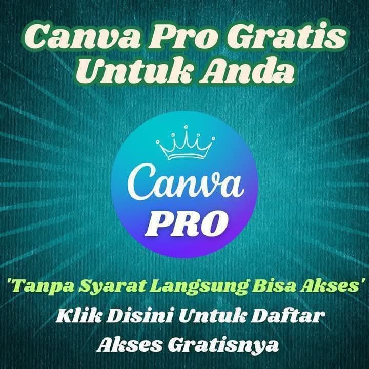 Klik Gambarnya Untuk Akses Canva Pro Gratis